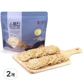 작월담 소룽칩 쌀다시마 누룽지, 160g, 2개