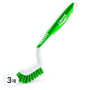 Libman 틈새 청소 브러쉬, 그린, 3개