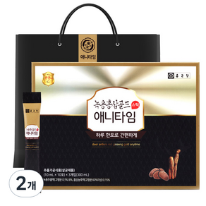 종근당 녹용홍삼 애니타임 골드, 30회분, 300ml, 2개