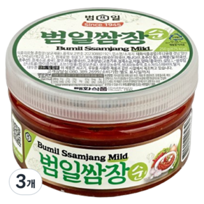 범일 쌈장 순, 250g, 3개