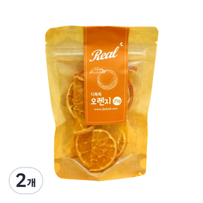 디톡톡 반달 실속형 건조 오렌지, 50g, 1개입, 2개