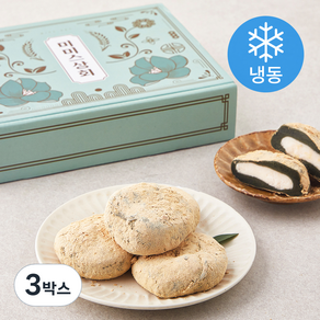 미미스상회 콩고물 쑥떡 동부 15개입 (냉동), 900g, 3박스