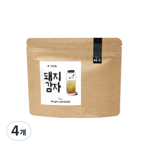 티아 내 가방속 돼지감자차, 50g, 1개입, 4개