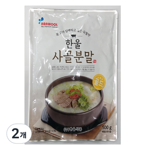 한울식품 사골분말, 2개, 500g