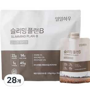 일일하우 슬리밍 플랜B 고소한 귀리맛