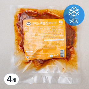 푸딩팩토리 떠먹는 족발 덜매운맛 (냉동), 400g, 4개