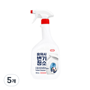 신희 홈워시 변기청소 세정제, 5개, 900ml