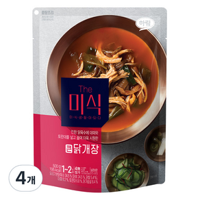 더미식 큰 닭개장, 500g, 4개