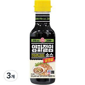 오뚜기 삼겹살 양파절임소스, 330g, 3개