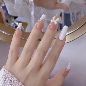 마켓감성 아우라 파인 네일팁, NO 16, 2개
