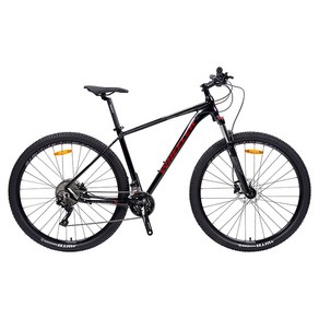 휠러 프로빅 200 시마노 데오레 MTB 산악 자전거 미조립 75cm 15.5, 블랙레드, 1개