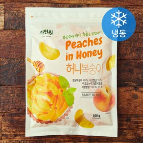 자연원 허니 복숭아 (냉동), 500g, 1개