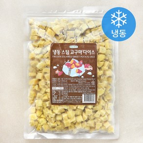 웰프레쉬 스팀 고구마 다이스 (냉동), 1개, 1kg