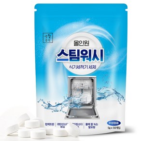 생활공식 올인원 스팀워시 식기세척기 세제 50p, 250g, 1개