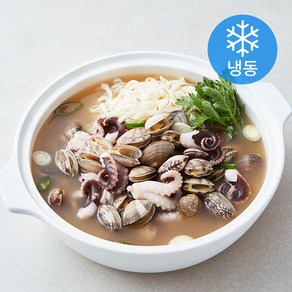 the 푸짐한 강연우 쭈꾸미 샤브샤브 800g + 칼국수면 200g + 바르게우려낸육수 100g 세트 (냉동)