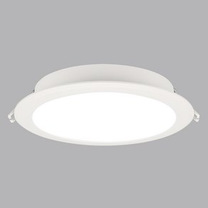 비츠온 멜리빙 LED 다운라이트 15.2cm 20W 매입등 방습 슬림 플리커프리, 화이트 + 주광색, 1개