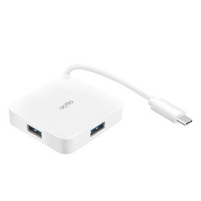 엑토 C타입 USB 3.2 Gen1 4포트 멀티허브 HUB-40, 화이트, 1개