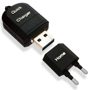 칼론 돼지코 어댑터 USB3.0 메모리 블랙, 16GB