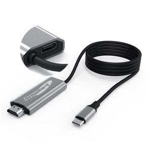 애니포트 C타입-HDMI PD MHL케이블 AP-MW4KPD, 2m, 혼합색상, 1개