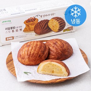 프레시오늘 리얼 밤으로 만든 알갱이가 살아있는 스윗 통밤빵 3개입 (냉동), 255g, 1개