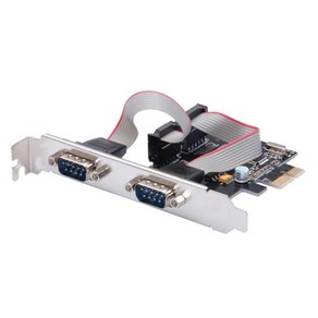 엠비에프 PCI EX 2포트 시리얼 확장 카드 MBF-PCIE-2S, 1개