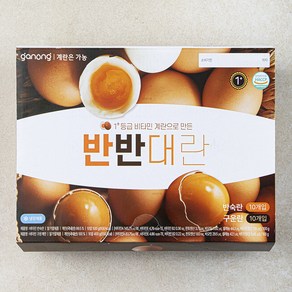 가농 1+등급 반반대란 반숙란 50g x 10구 + 구운란 40g x 10구 세트, 1세트