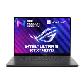 에이수스 2024 ROG 제피러스 G16 코어Ulta9 인텔 14세대 지포스 RTX 4070, 이클립스 그레이, 1TB, 32GB, WIN11 Home, GU605MI-QR118W