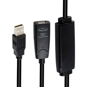 마하링크 USB 2.0 리피터 연장 케이블 CP-1651, 1개, 5m