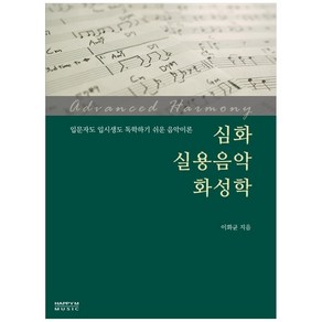 심화 실용음악 화성학:입문자도 입시생도 독학하기 쉬운 음악이론