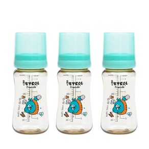 아이별프렌즈 PPSU 아기 젖병 300ml 3p, 노꼭지, 토미민트, 3개