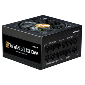 잘만 TeaMax2 1200W 80PLUS Gold 풀모듈러 PCIE5 ATX 3.0 블랙