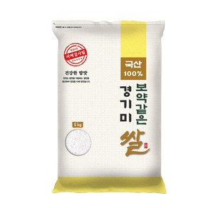 대한농산 2024년산 햅쌀 보약같은 경기미 상등급, 5kg, 1개