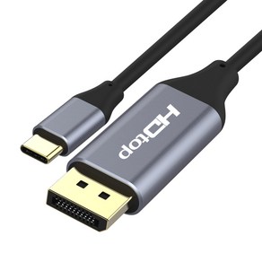 에이치디탑 USB C타입 to 4K 60Hz DisplayPot 케이블 HT-3C018, 3m, 1개