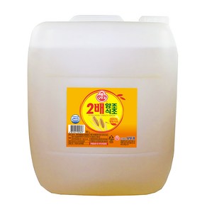 오뚜기 2배 양조식초, 1개, 18L