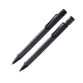 LAMY 사파리 샤프 + 볼펜 차콜 세트, 1세트