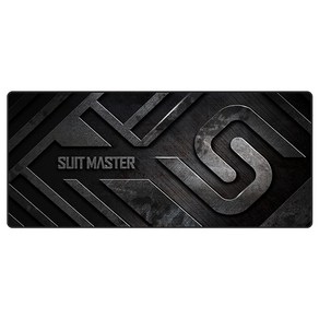 앱코 SUITMASTER 게이밍 장패드 GSM-350B, 블랙, 1개