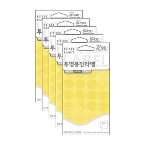 쁘띠팬시 투명봉인라벨 견출지 20-T301