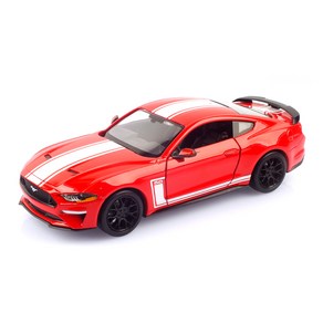 MOTORMAX 1:24 레프리카 포드 머스탱 GT 레이싱 자동차 다이캐스트 MTX737871RE