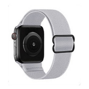오펜트 애플워치 나일론 스트레처블 밴드 38 / 40 / 41mm, 라이트그레이, 1개