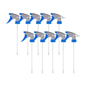 월드크린 5색 분무기 분사구, 10개, 파랑