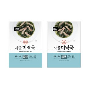 이델리 간편집밥 사골 미역국 5p