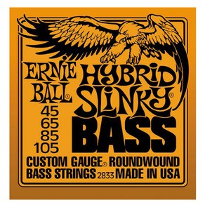 어니볼 Enie ball Hybid Slinky Bass 베이스 스트링 45~105, 2833, 혼합색상