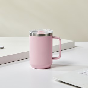 모던하우스 TO GO 뉴데스크 보온보냉컵 세라믹코팅, 핑크, 500ml, 1개