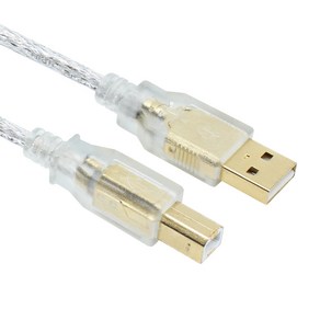 넥시 USB 2.0 연장 프린터 케이블 AM BM, 1개, 4.5m