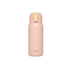 락앤락 스쿨핏 코튼캔디 원터치 텀블러, 핑크, 370ml, 1개