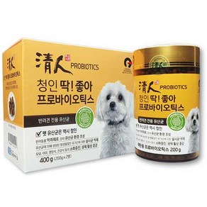 청인 반려견 딱좋아 프로바이오틱스 200g x 2p