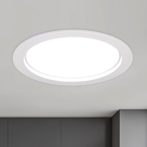 원하 고정형 등기구 매입등 다운라이트 주광색 플리커프리 150g, LED15W, 1개