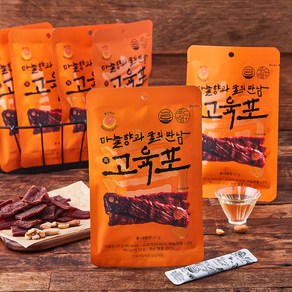 푸드랩플러스 마늘향과 꿀의 만남 고육포 25g x 6개입 + 허니스틱 12g x 6개입 세트, 1세트