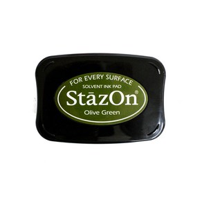 StazOn 츠키네코 유성잉크패드, sz-51 Olive Geen, 1개