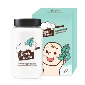 킨더퍼페츠 거품 유아 입욕제 코코민트, 400g, 1개